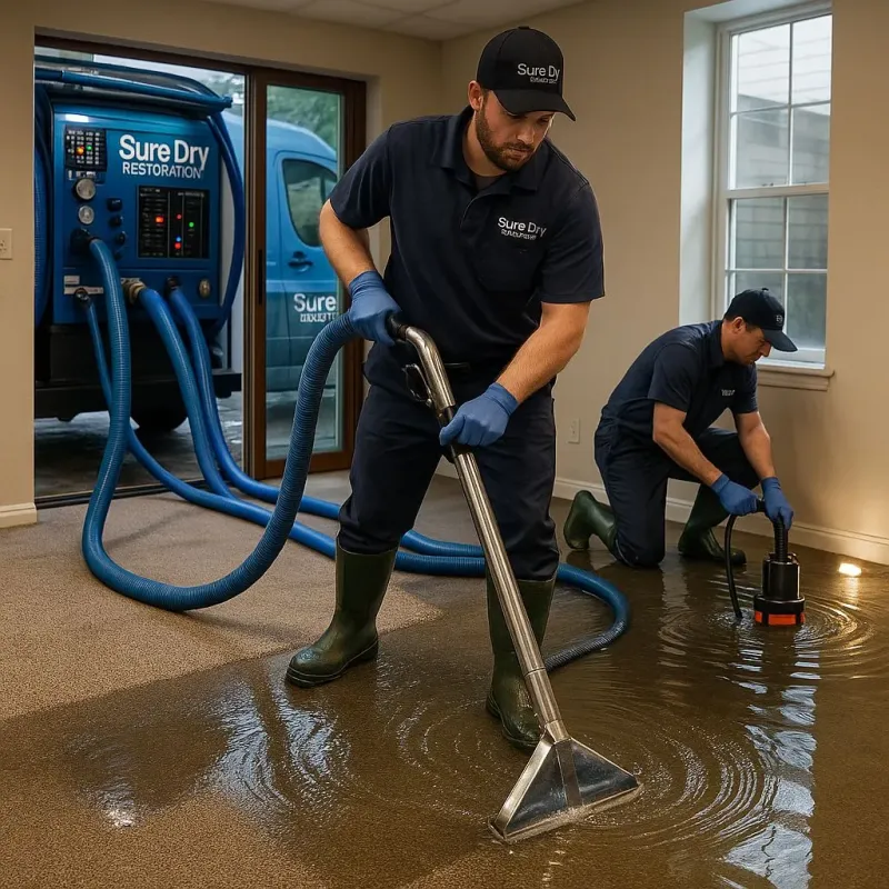 Water Extraction and Removal process in De Queen, AR